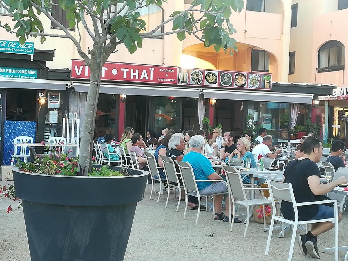 Le Victoria'S Beach Barcares - Parking Prive - Direct Plage - 5 Minutes A Pied Du Lydia - 3 Personnes Le Barcarès Exterior foto