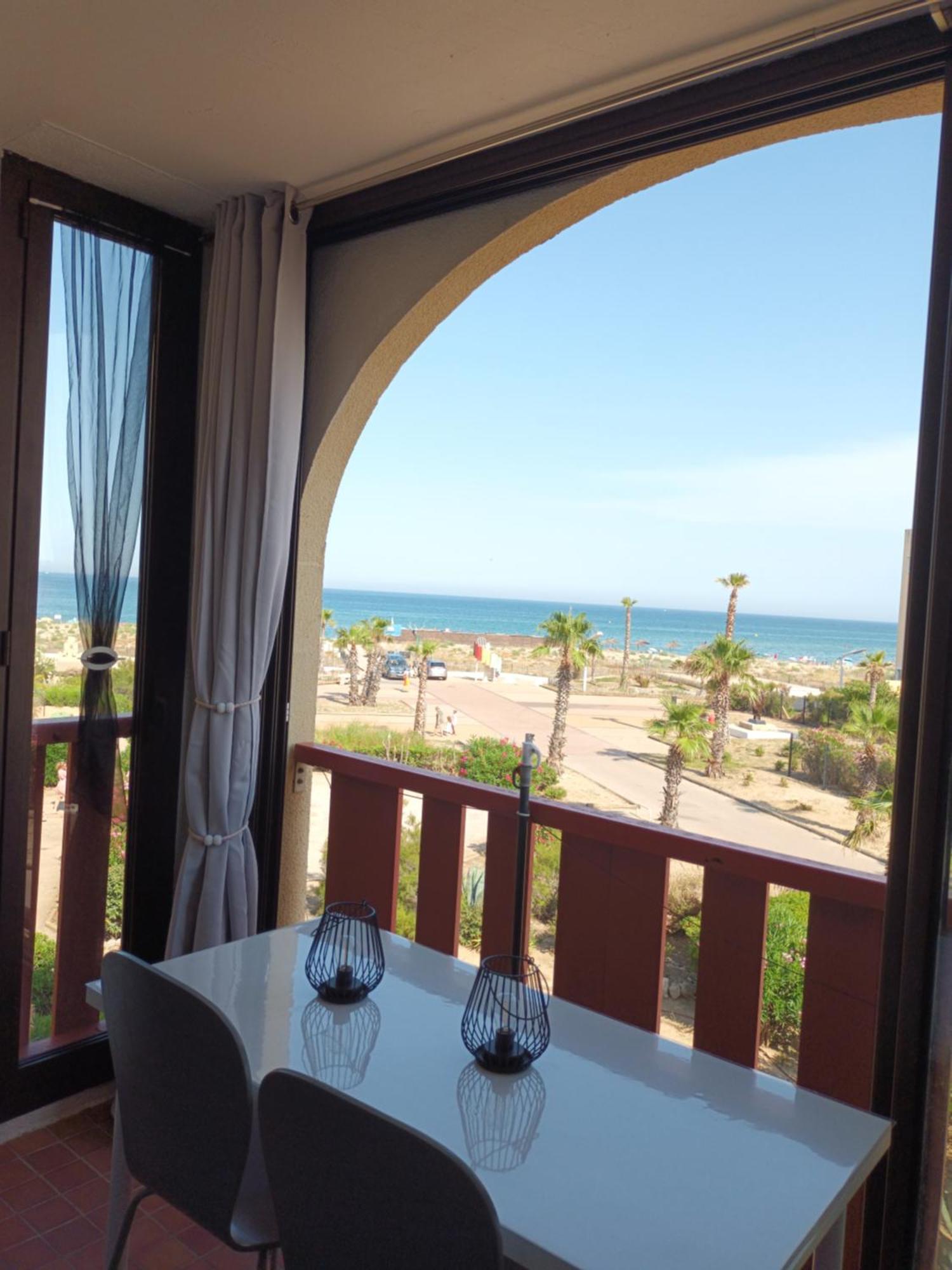 Le Victoria'S Beach Barcares - Parking Prive - Direct Plage - 5 Minutes A Pied Du Lydia - 3 Personnes Le Barcarès Exterior foto